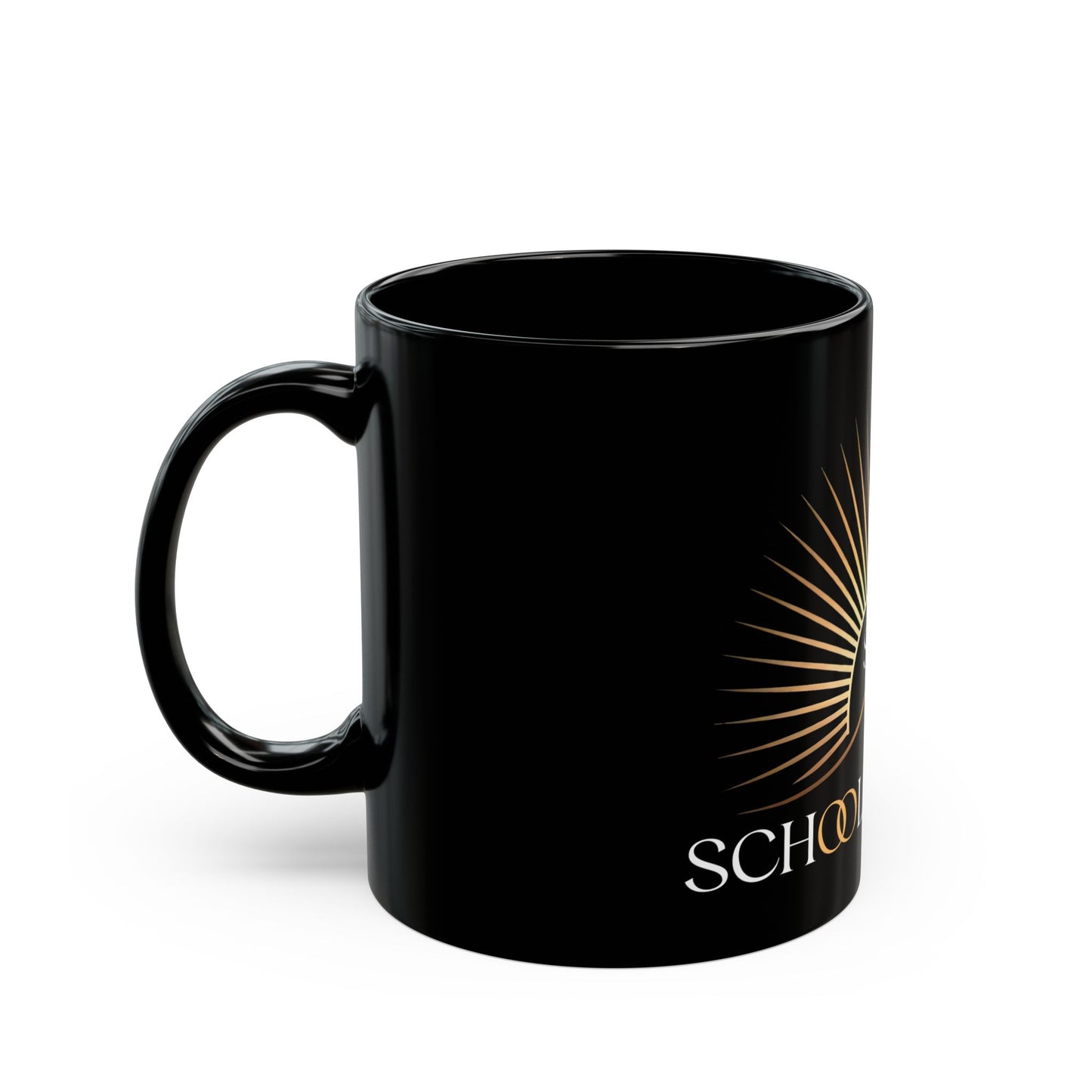 Inspirational School of Light Mug - 11oz & 15oz Black Coffee Cup