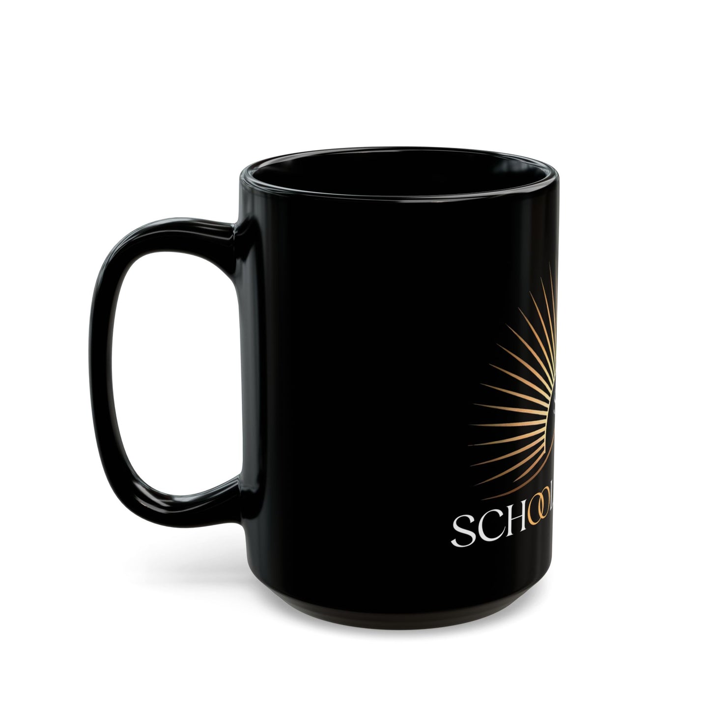 Inspirational School of Light Mug - 11oz & 15oz Black Coffee Cup