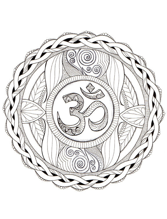 Healing Mandalas Coloring Book with Pencils