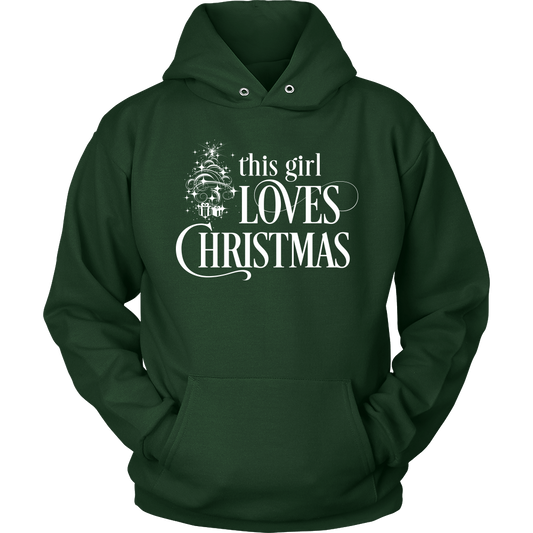 This Girl Loves Christmas Unisex Hoodie
