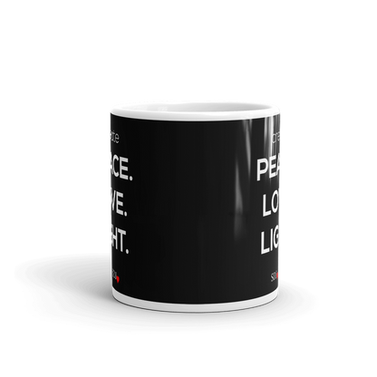 PEACE LOVE LIGHT Mug