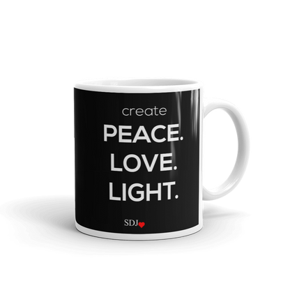 PEACE LOVE LIGHT Mug